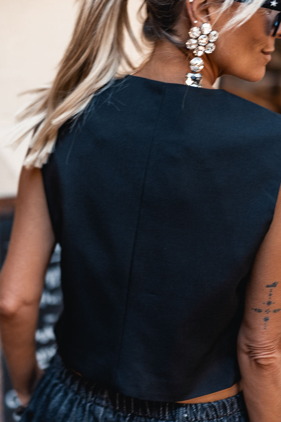 Gilet Grungemama Glamzy noir