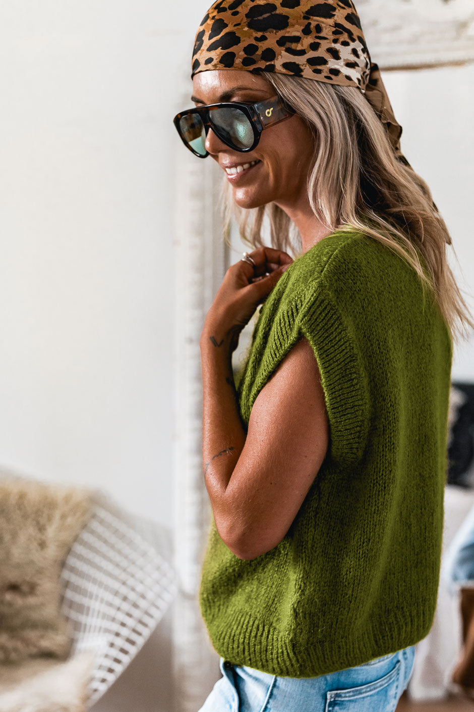 Gilet Grungemama Loanne vert