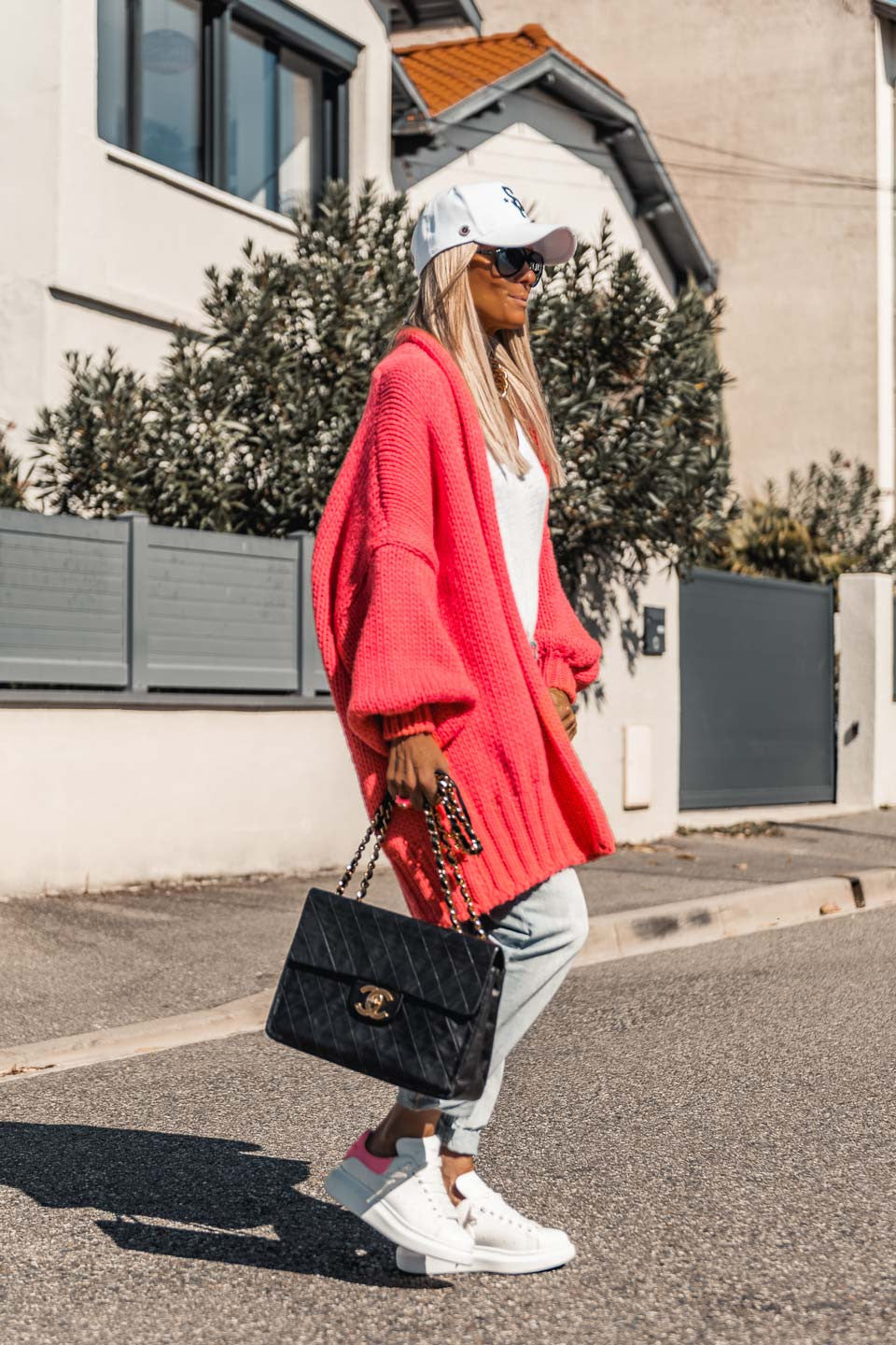 Gilet Théa rose