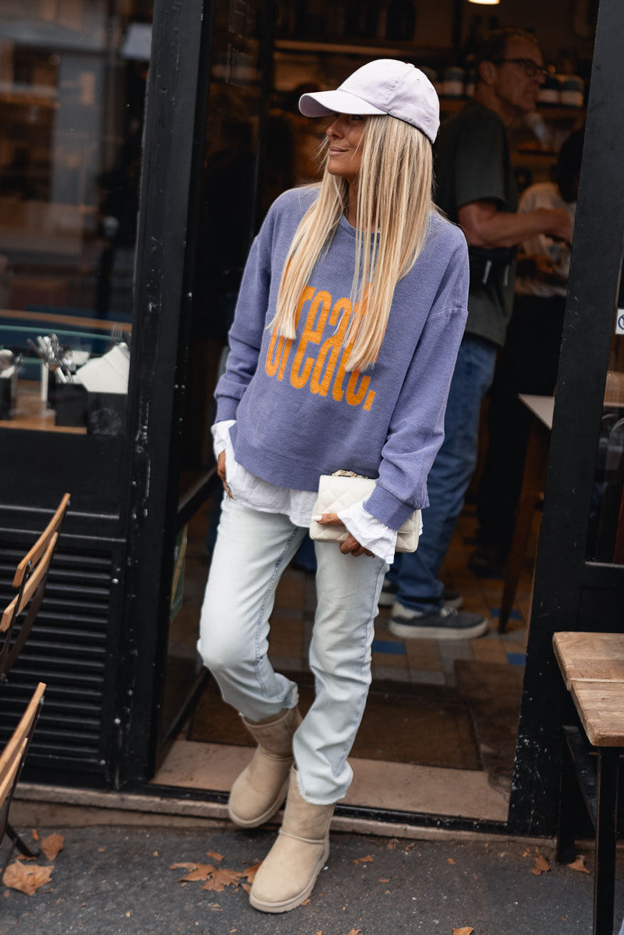 BLUE CREATE SWEATSHIRT