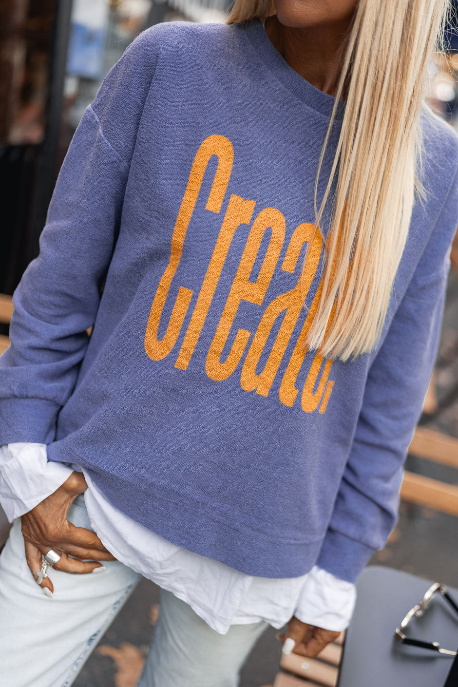 BLUE CREATE SWEATSHIRT