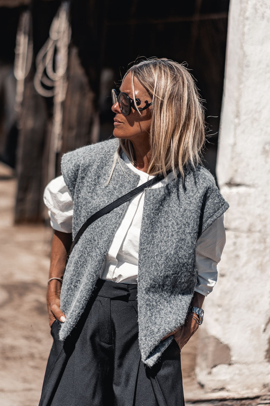 BLOUSON GALDY GRIS
