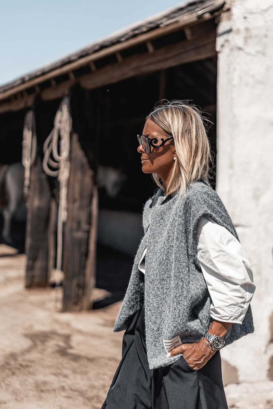 BLOUSON GALDY GRIS