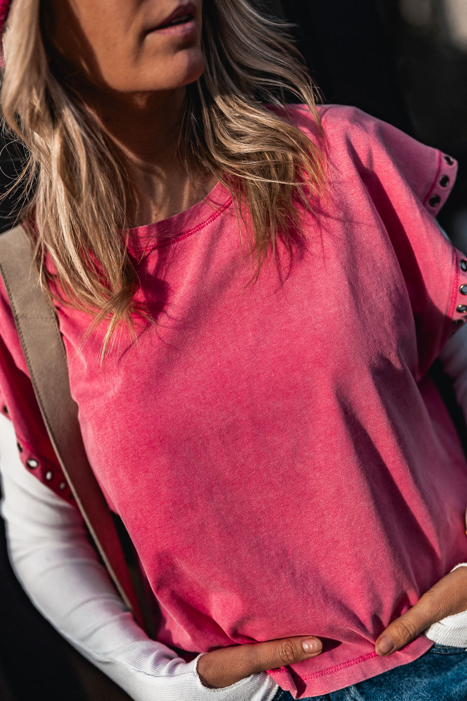 CAMISETA ROSA DEVON