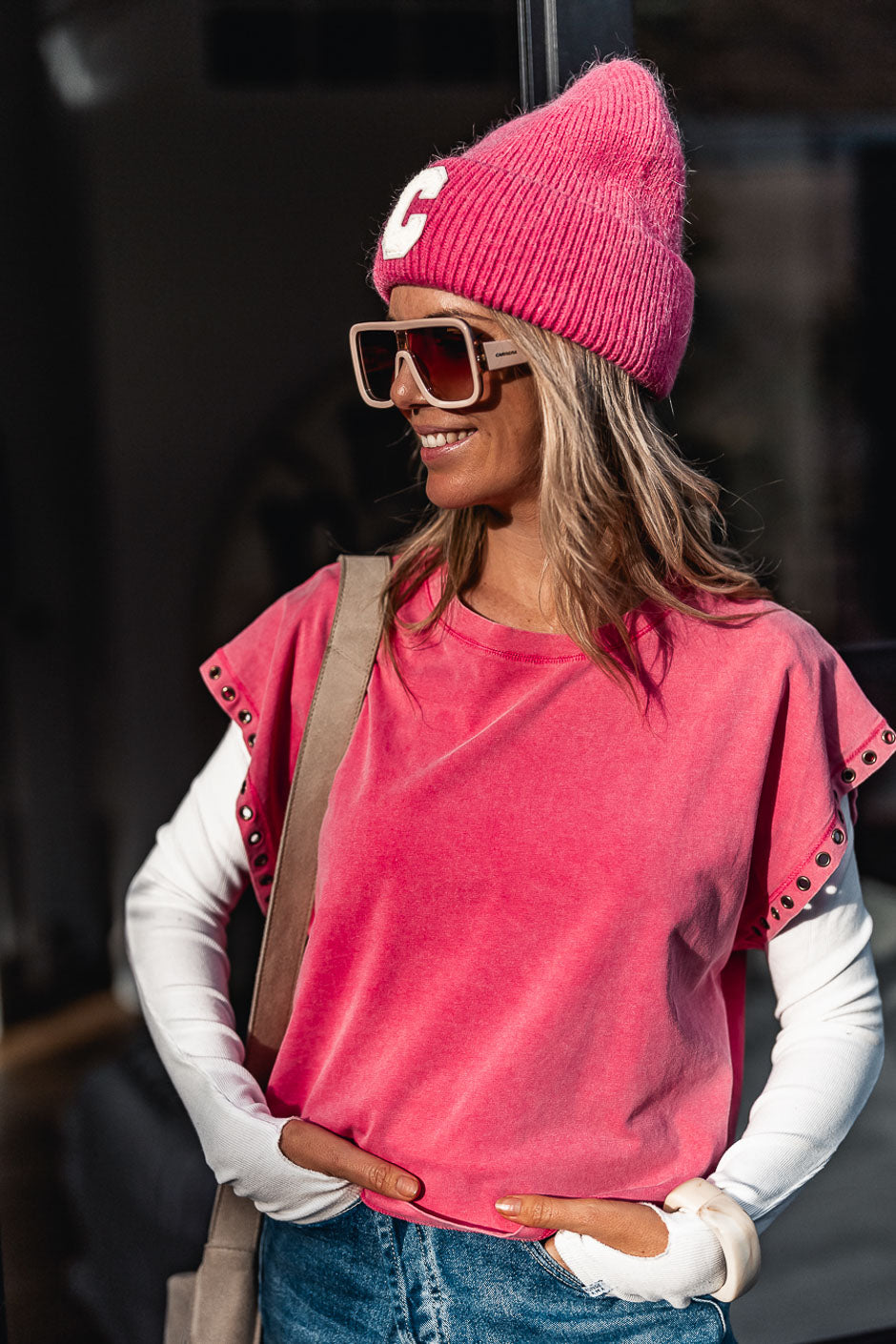 CAMISETA ROSA DEVON