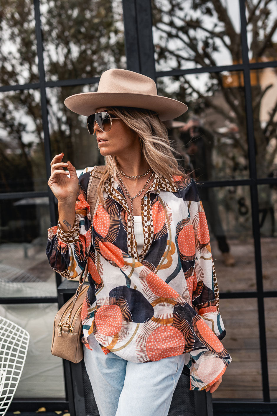 BLUSA ESTAMPADA LYRA