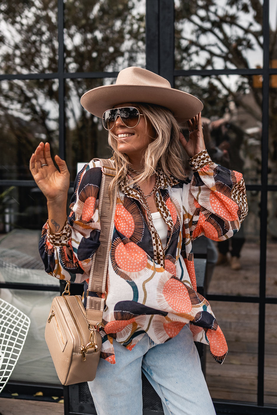 BLUSA ESTAMPADA LYRA