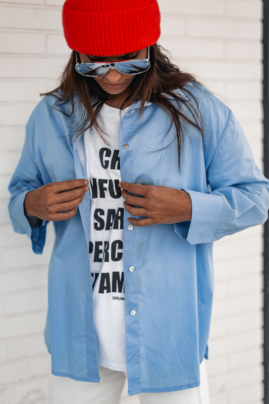 CHEMISE COVE BLEU