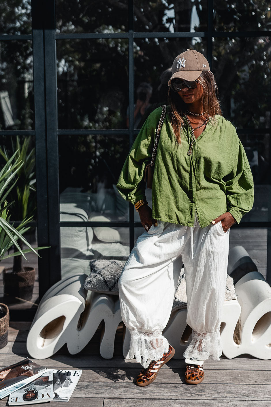 FAYA GREEN SHIRT