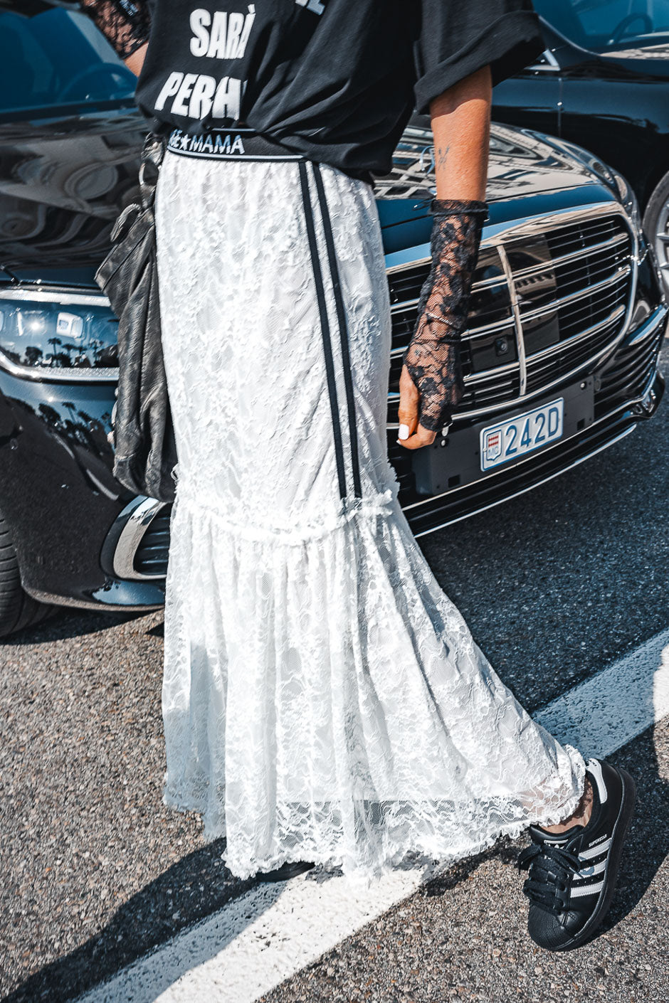 Grungemama Lou short petticoat white