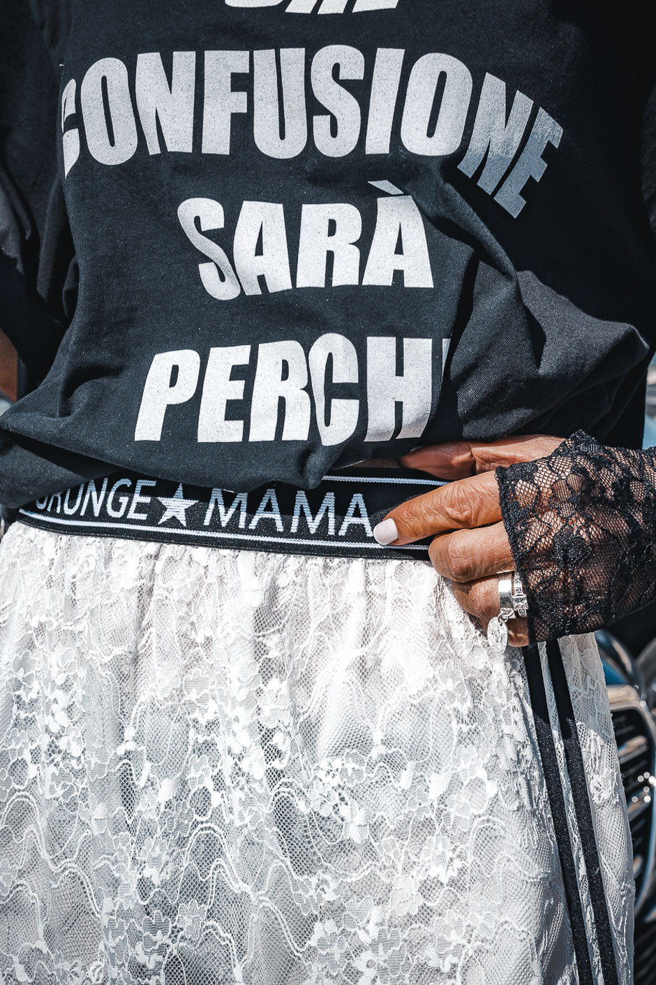 Grungemama Lou short petticoat white