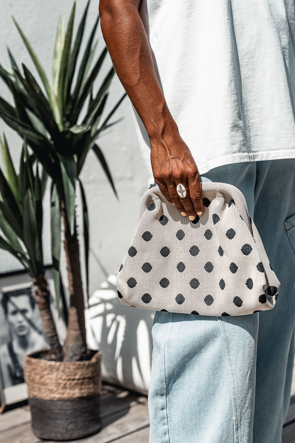 TINY ECRU BAG
