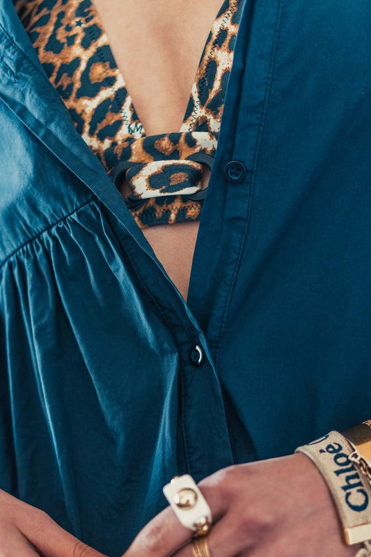 Haut maillot Grungemama Belleza leopard