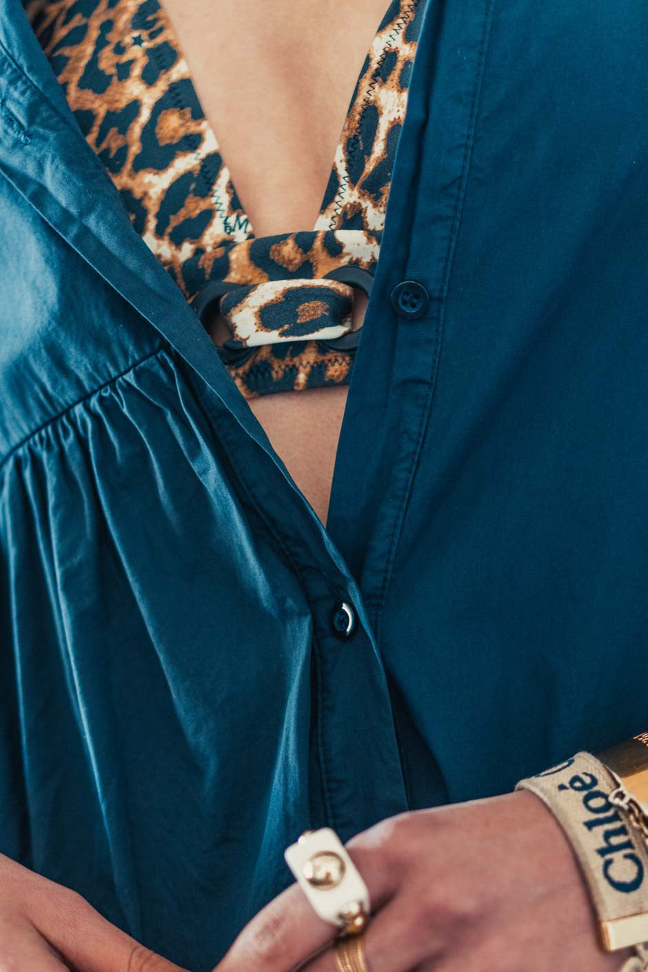 Haut maillot Grungemama Belleza leopard