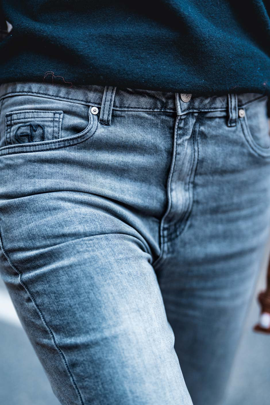 Jeans Grungemama Alexander gris