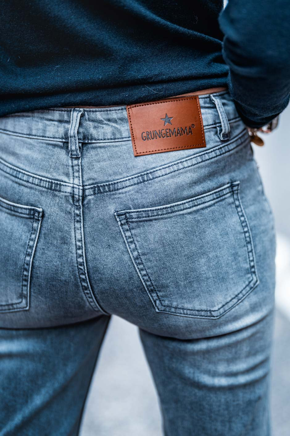 Jeans Grungemama Alexander gris