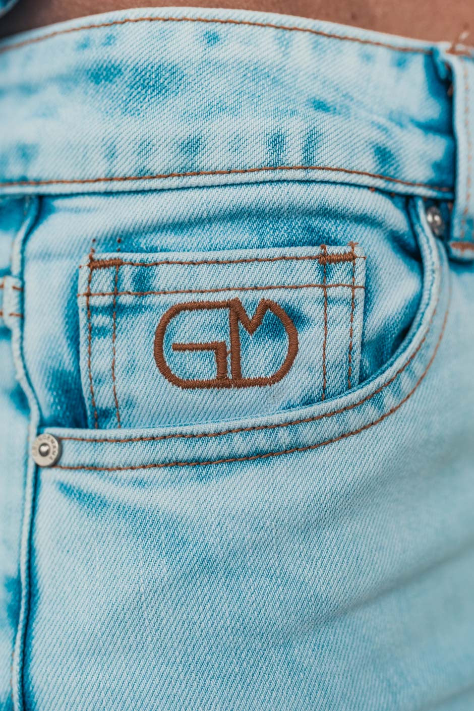 Jeans Grungemama Brandon bleu