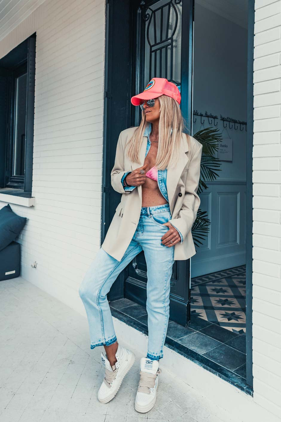 Jeans Grungemama Brandon bleu