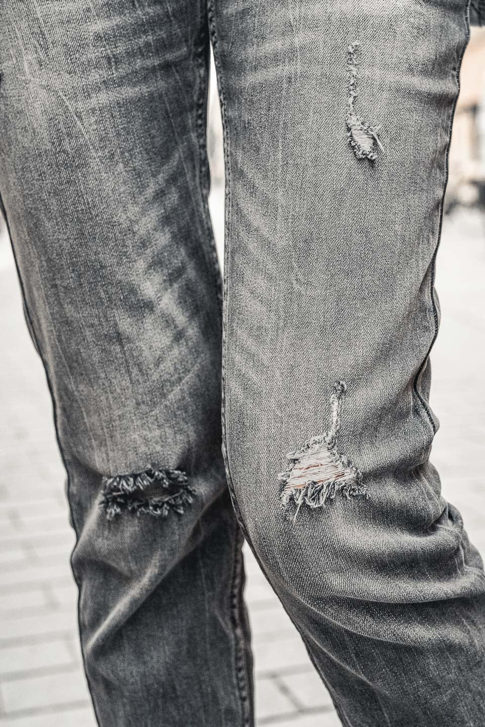 Jeans Grungemama Braxton gris