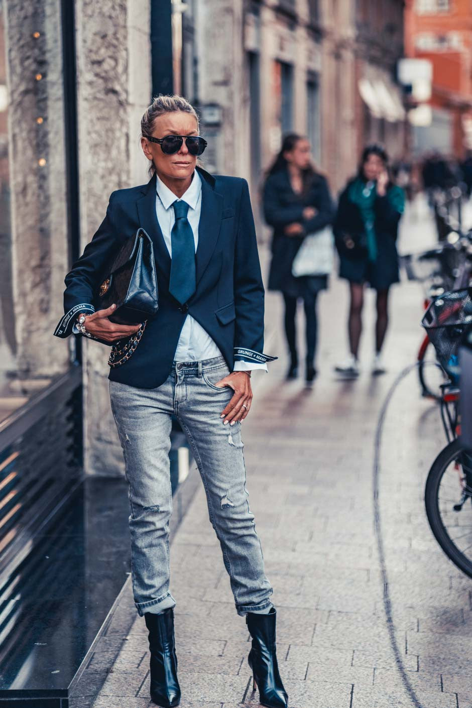 Jeans Grungemama New Braxton light grey