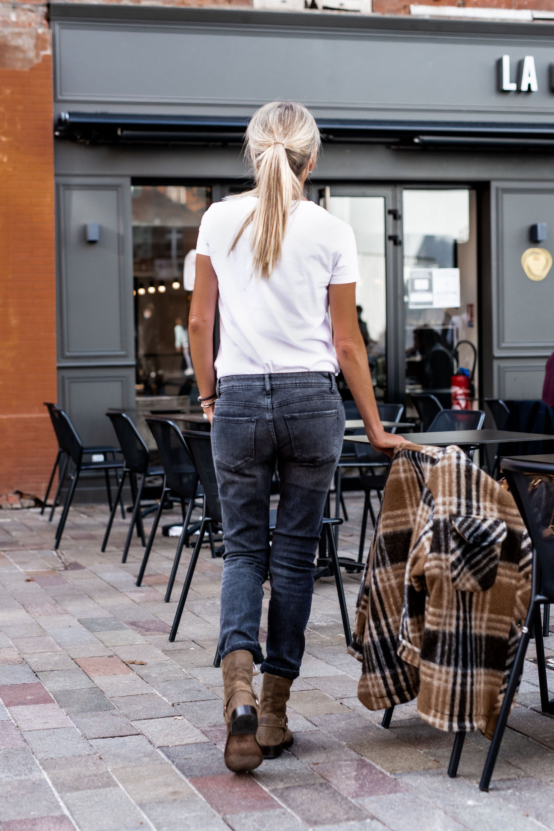 Jeans grungemama Braxton gris