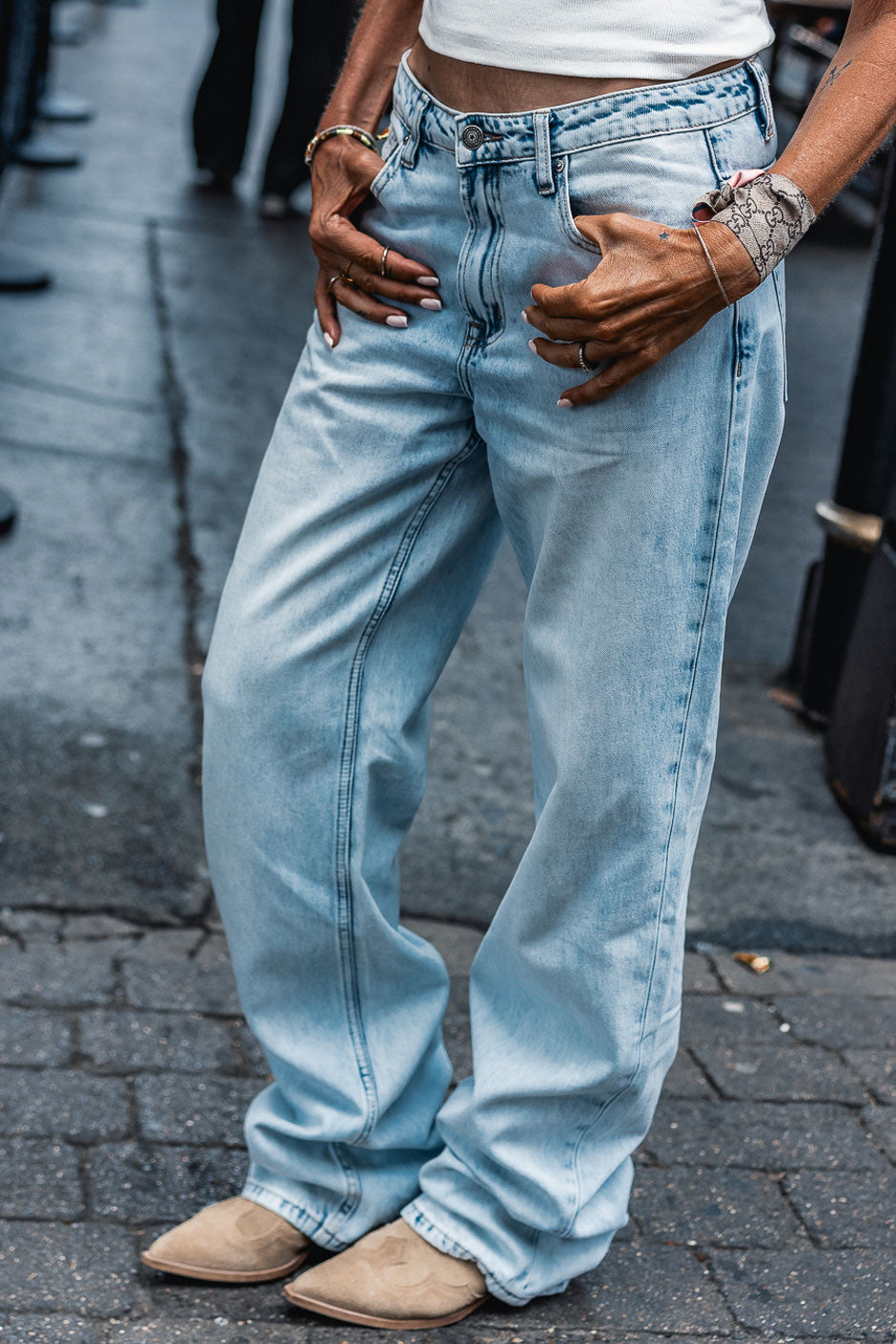 Jeans Grungemama Fredy bleach