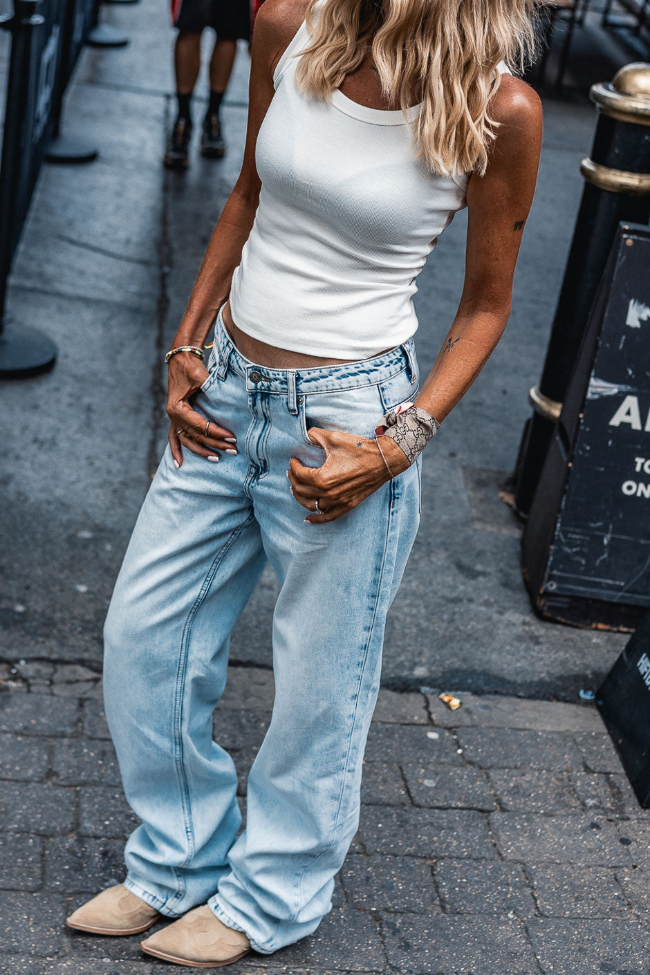 Jeans Grungemama Fredy bleach