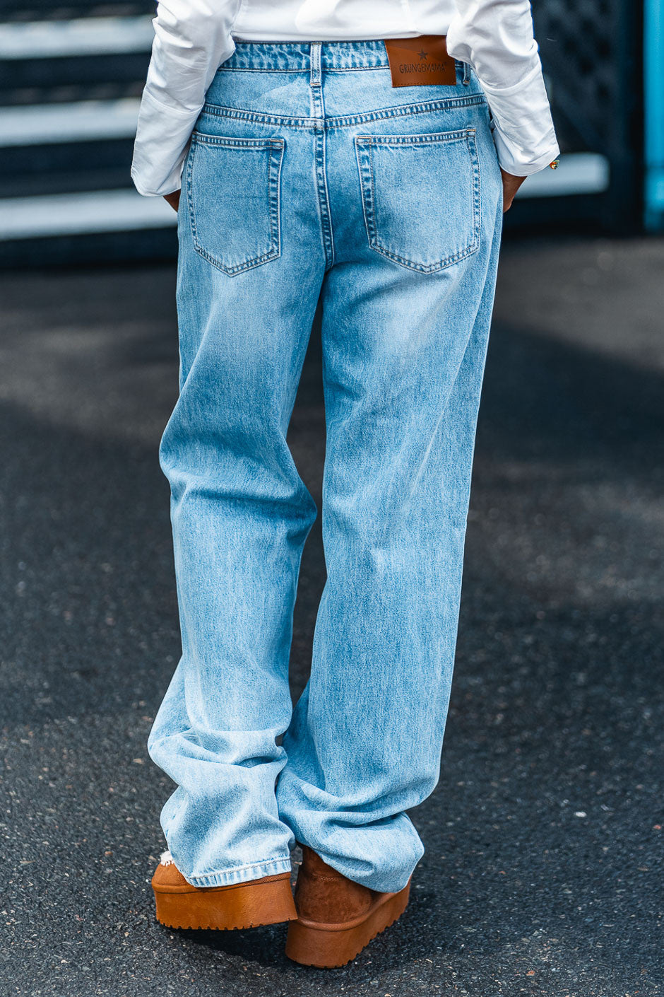 Jeans Grungemama Fredy bleu