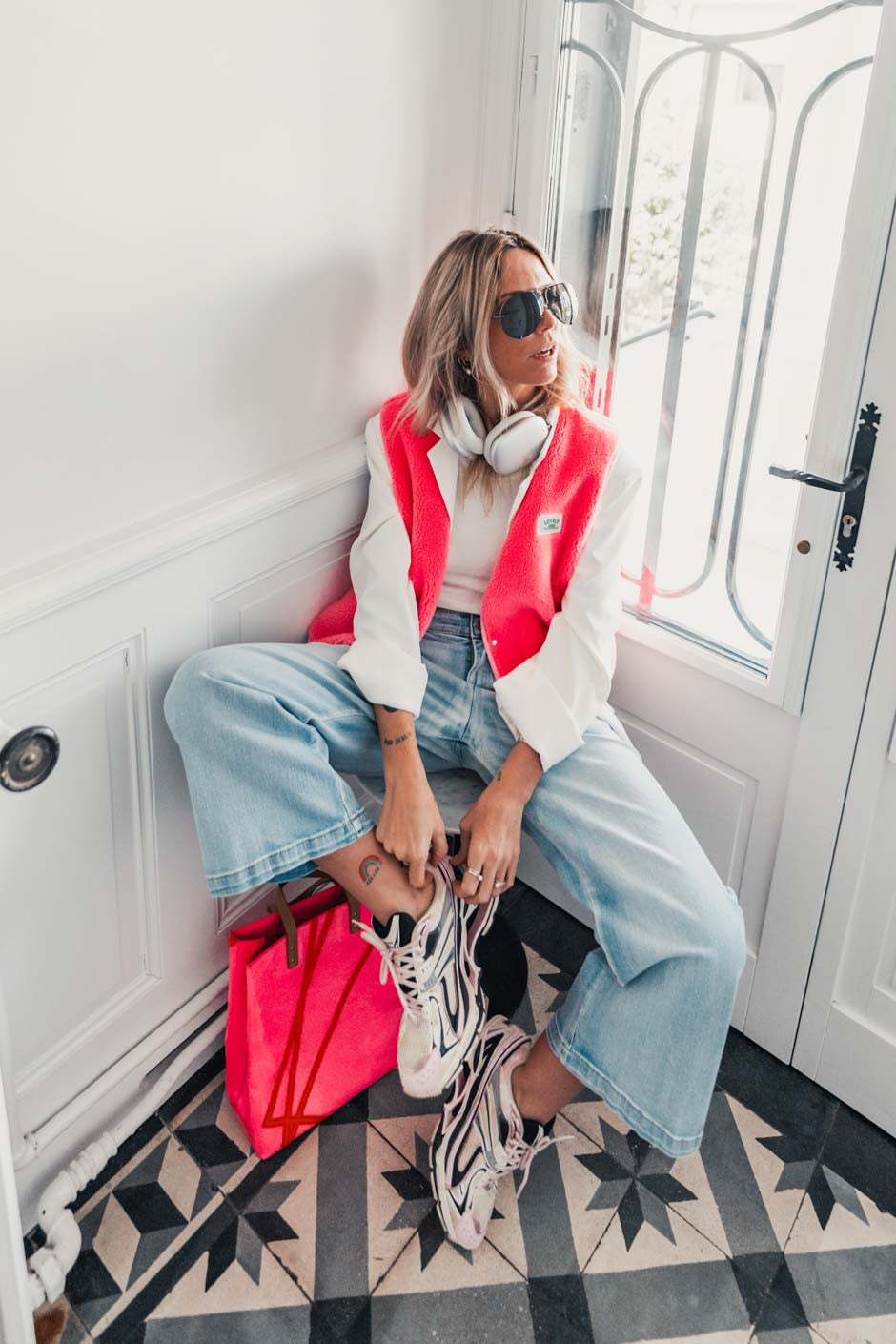 Jeans Grungemama Freya bleu