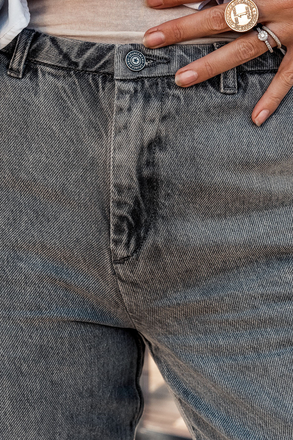 Jeans Grungemama Jenny anthracite