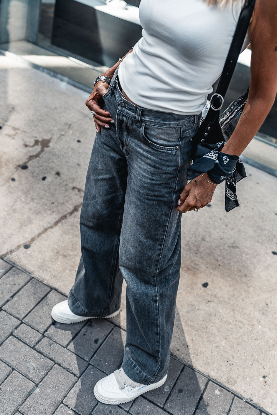 Jeans Grungemama Joan anthracite