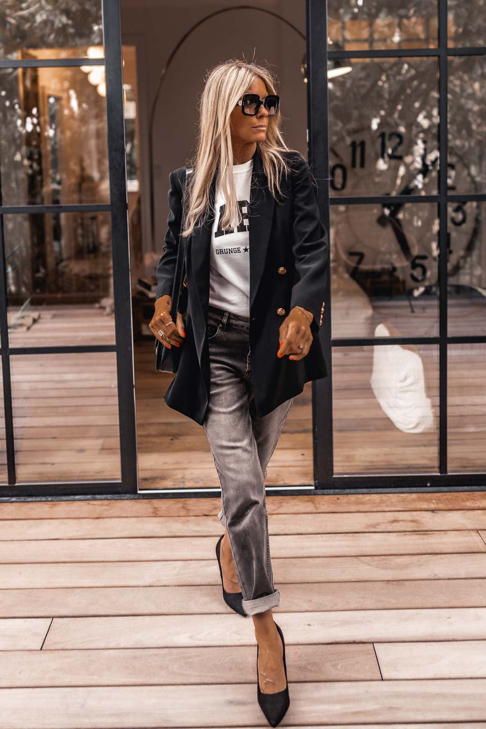 Jeans Grungemama John anthracite