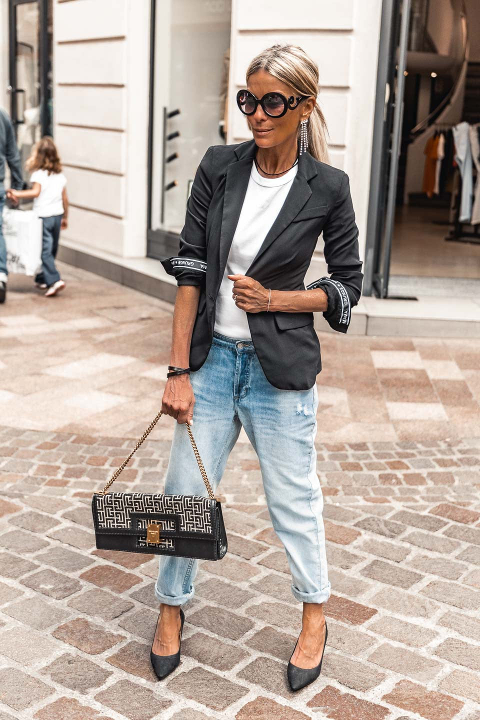 Jeans Grungemama John bleu