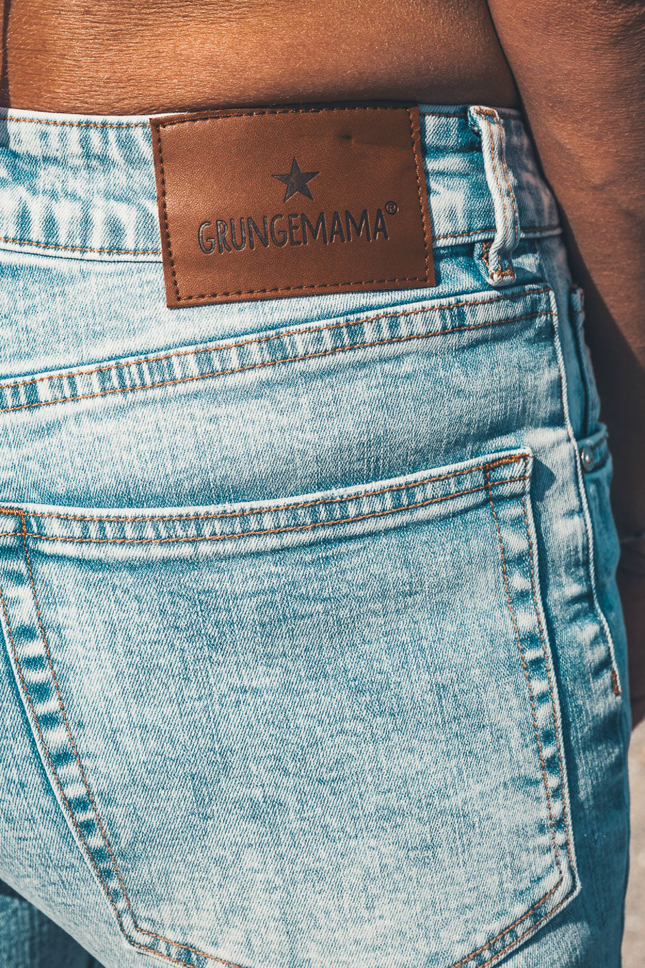 Jeans Grungemama Louison bleu