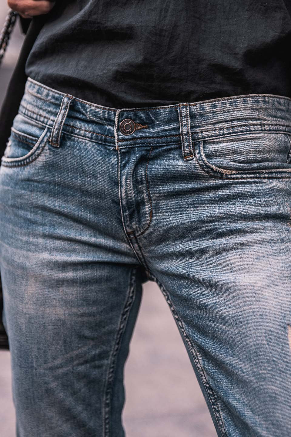 Jeans Grungemama Marlon bleu