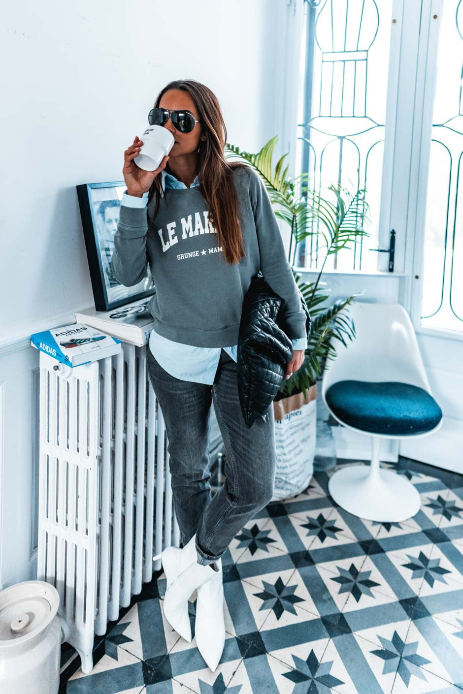 Jeans Grungemama relax Austin anthracite