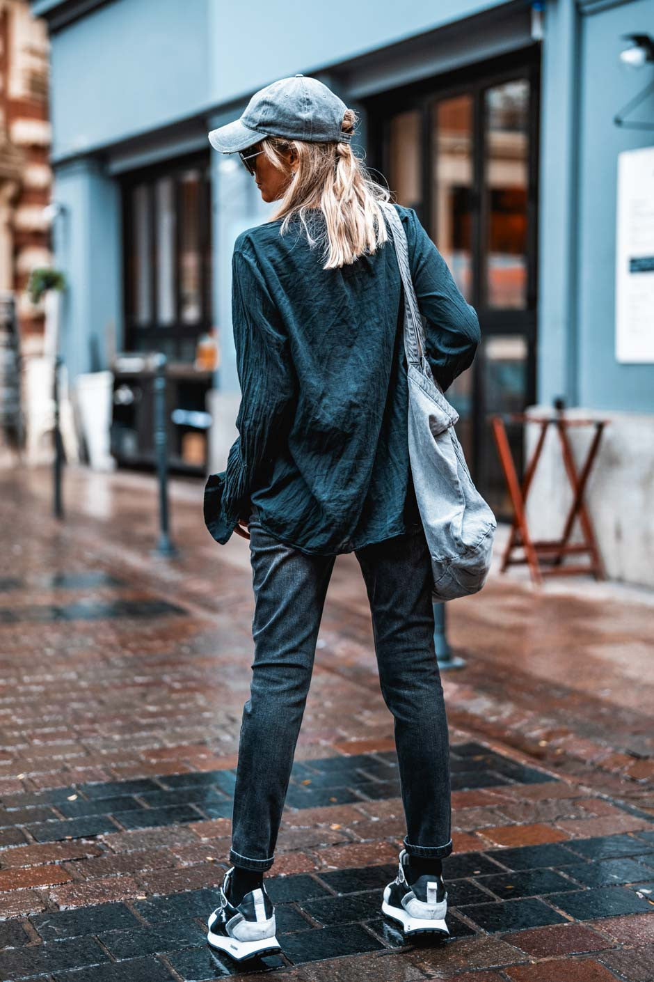Grungemama relaxed Austin anthracite jeans
