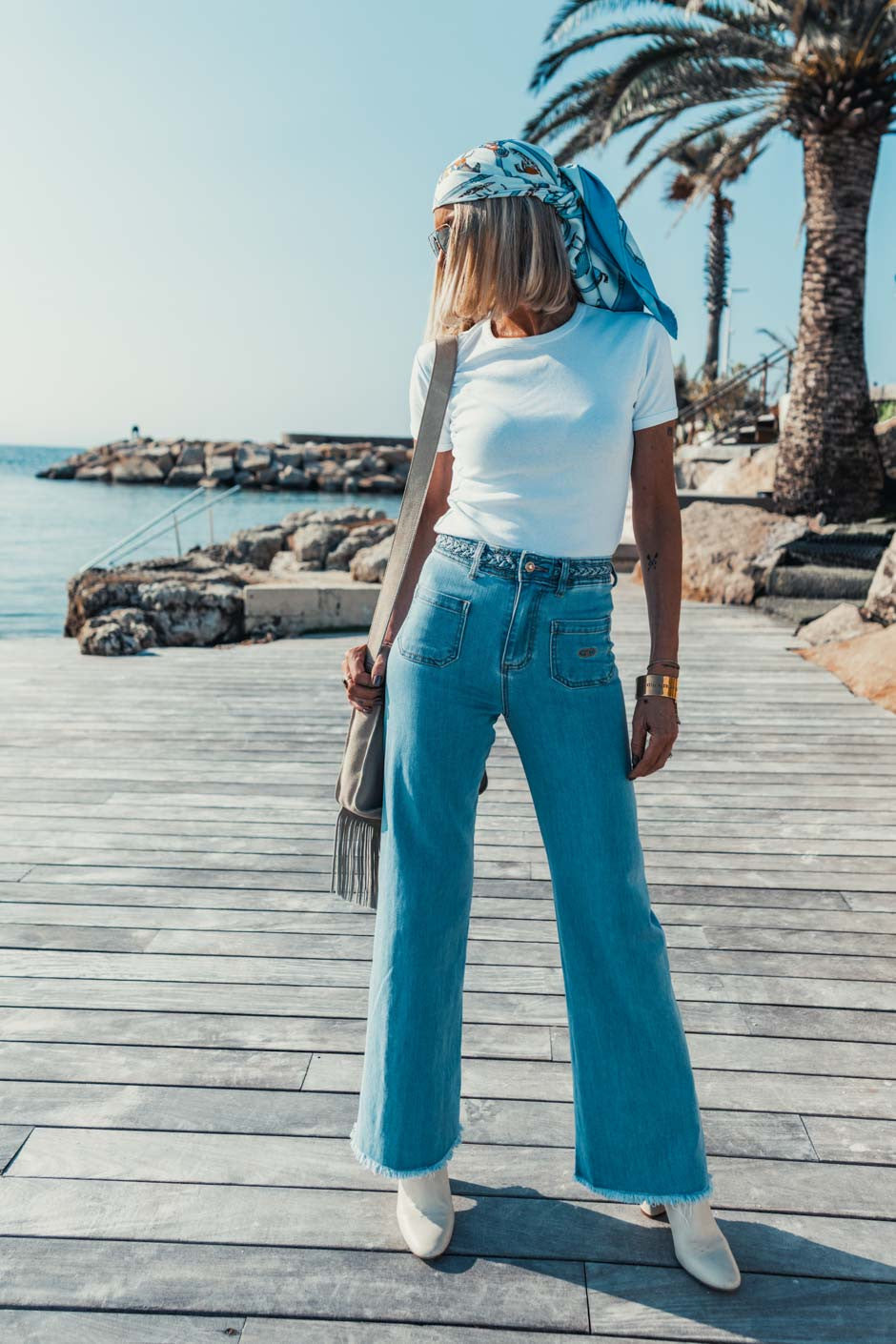 Jeans Grungemama Simos bleu