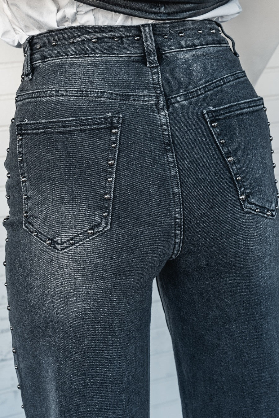 Jeans Pearl gris anthracite