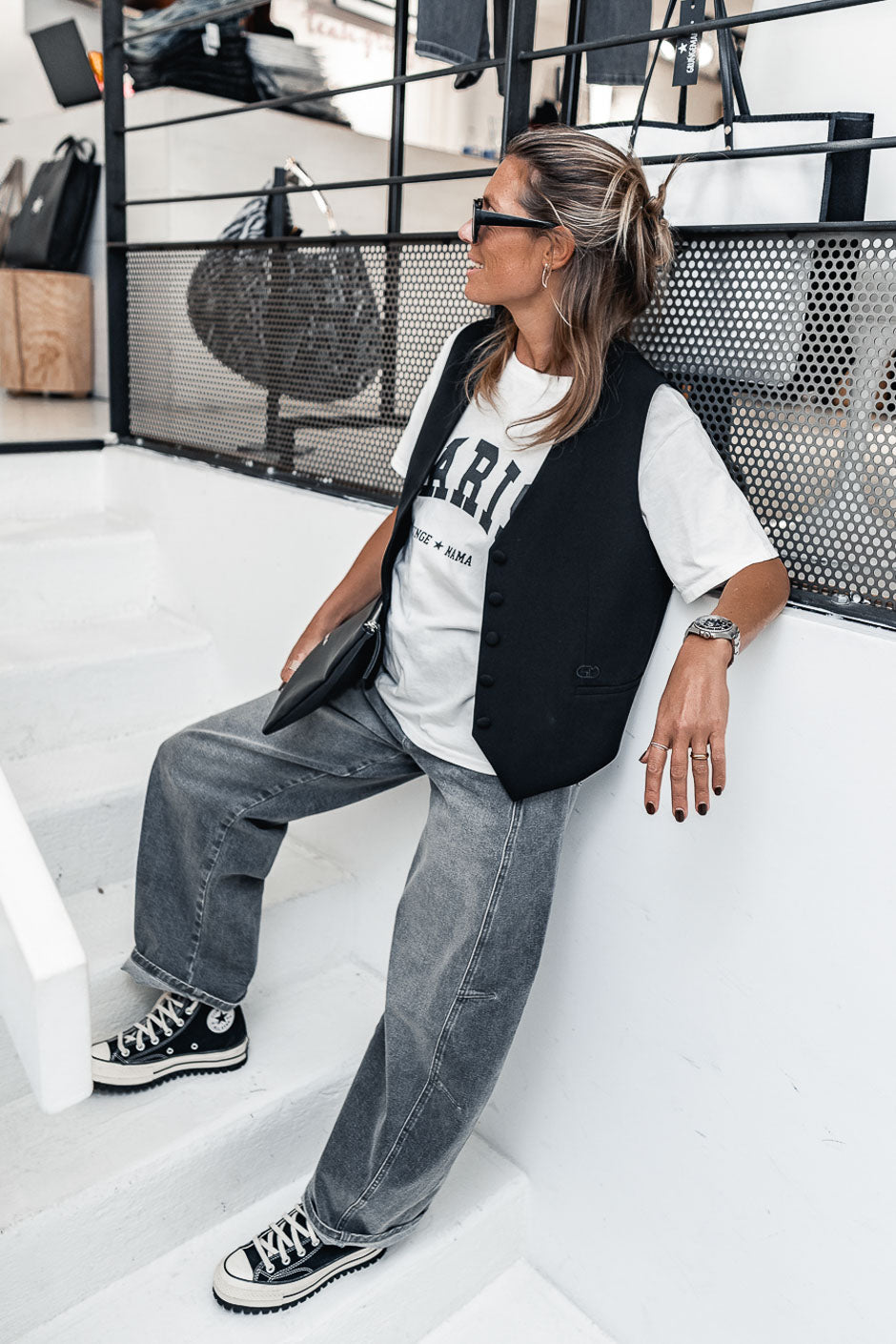 Jeans Grungemama Bowie gris