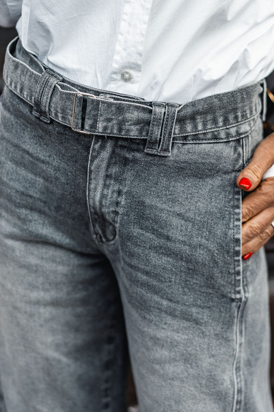 Jeans Grungemama Bowie gris