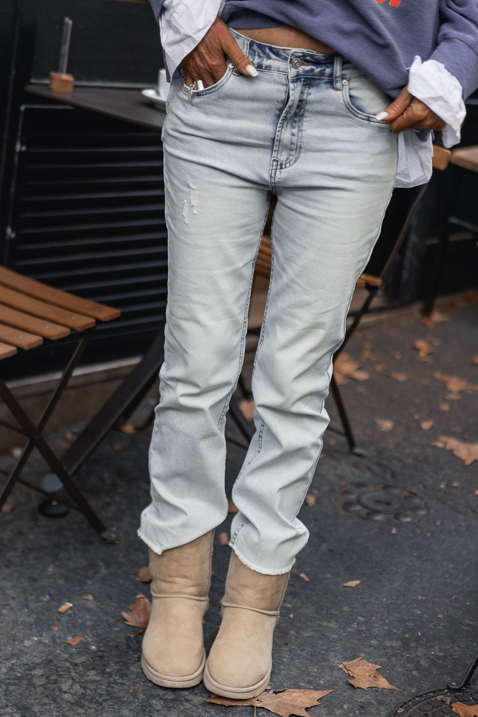 JEANS LOUISON BLEACH