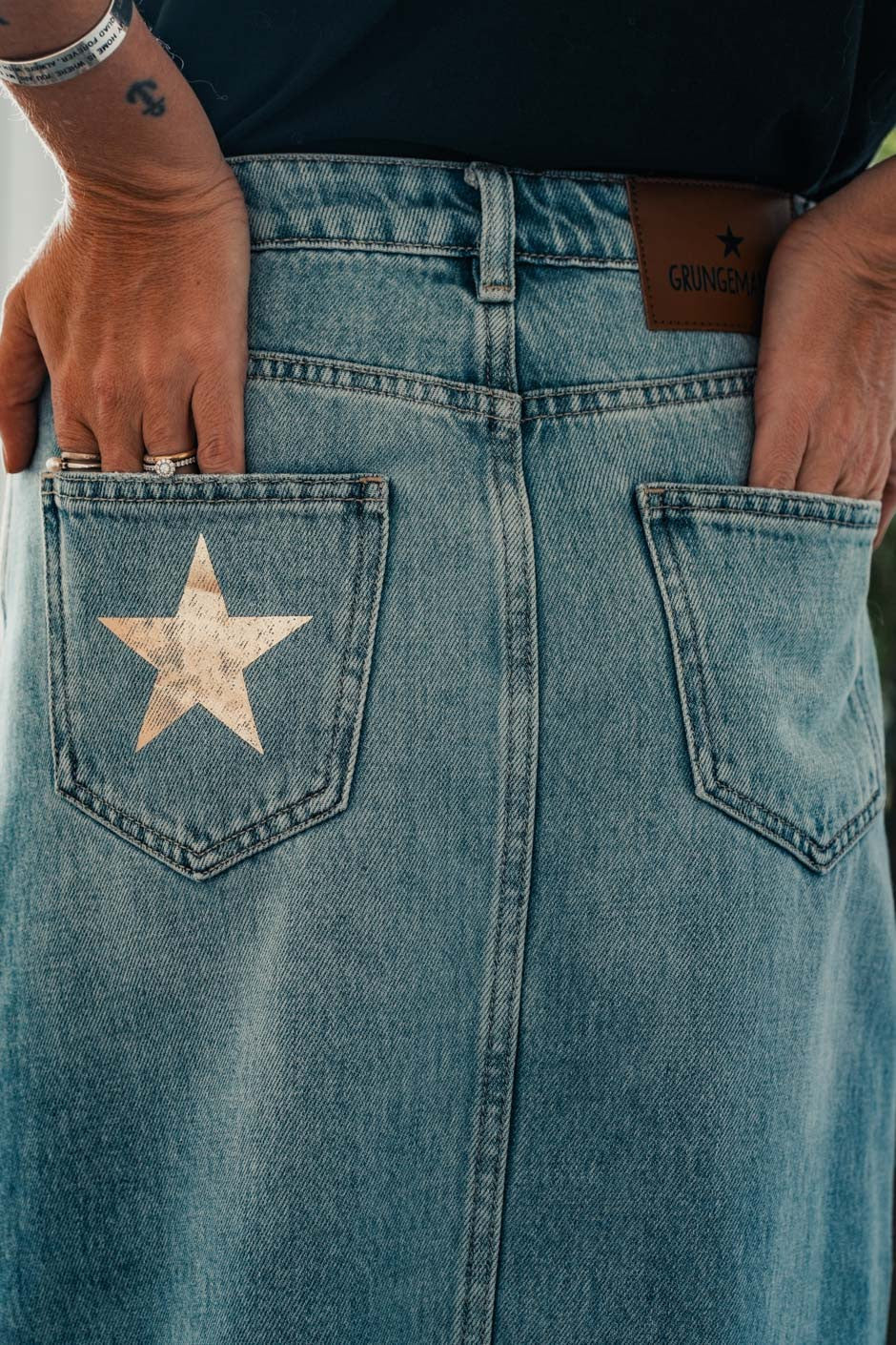 Jupe Grungemama Clara bleach