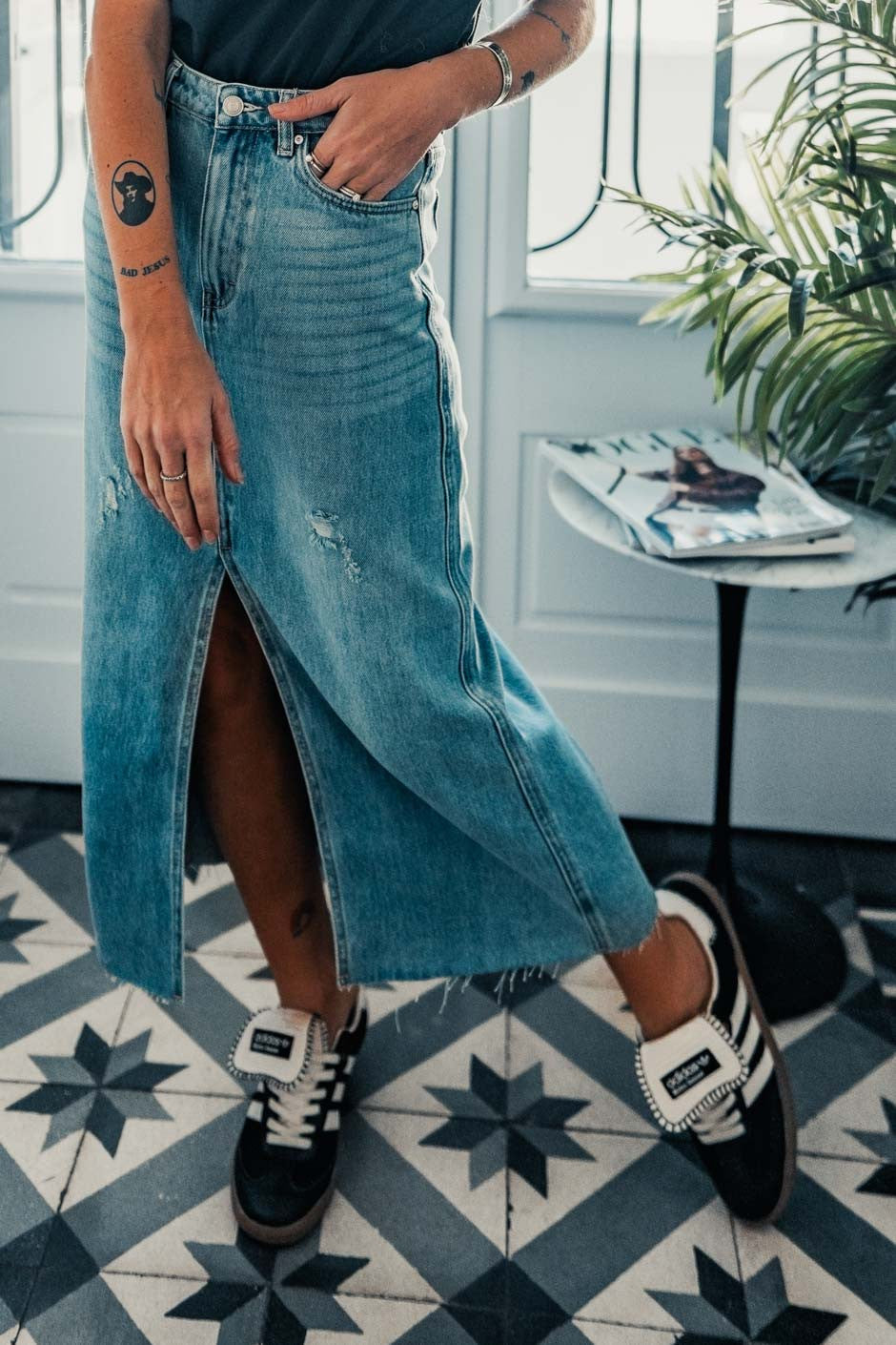 Jupe Grungemama Clara bleach