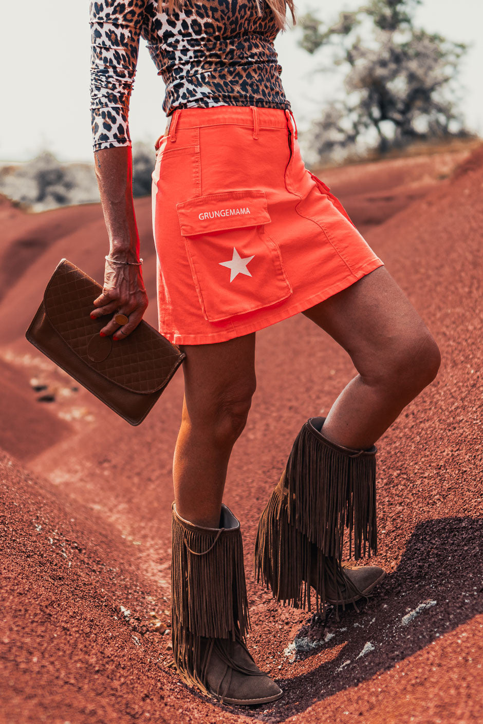 Jupe Grungemama Julia corail