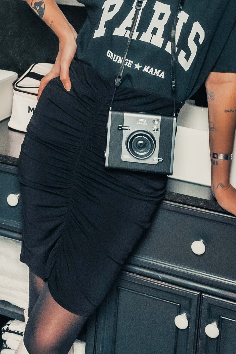 Jupe Grungemama Miu noir