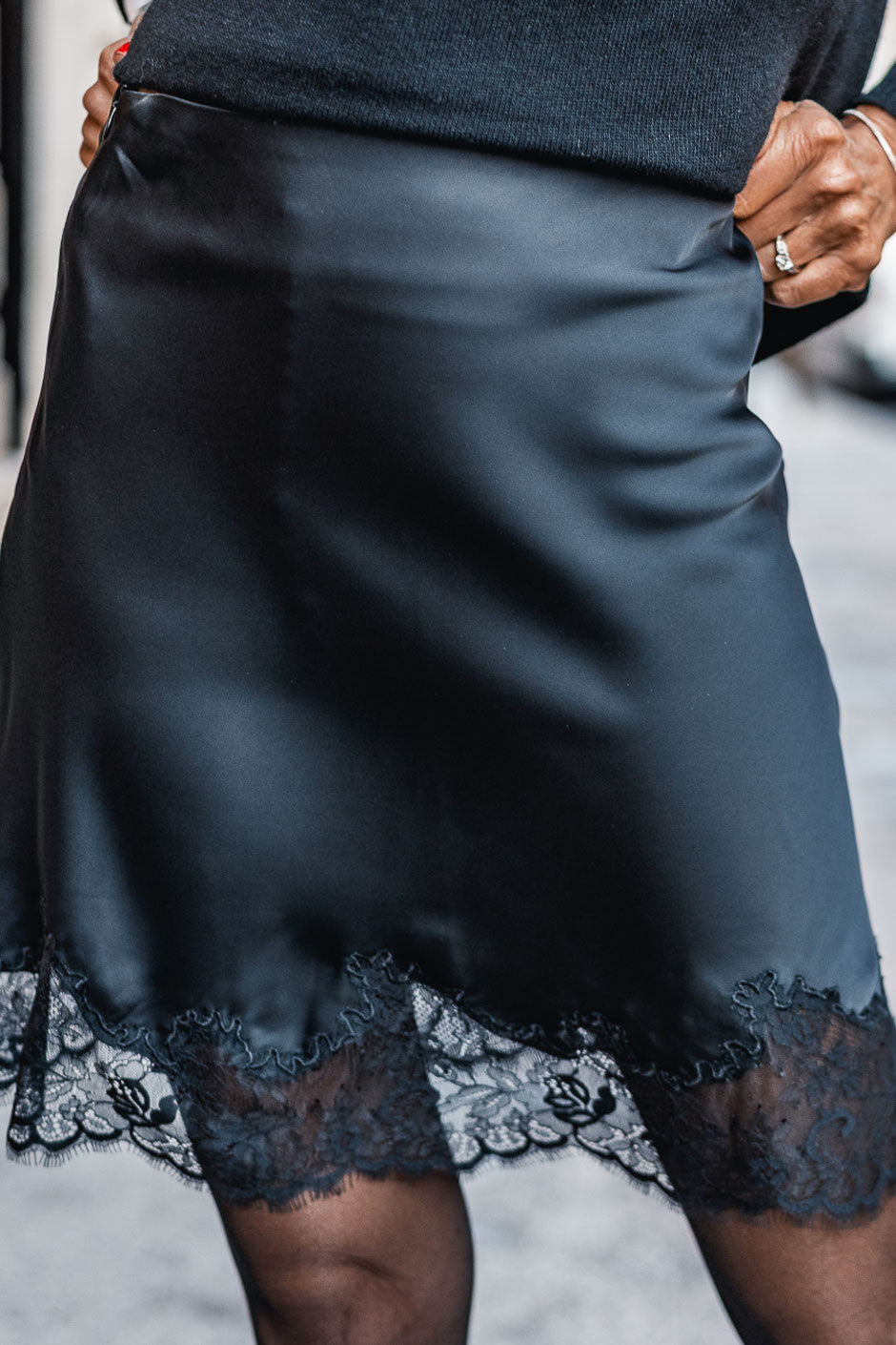 Jupe courte Grungemama Moore noir