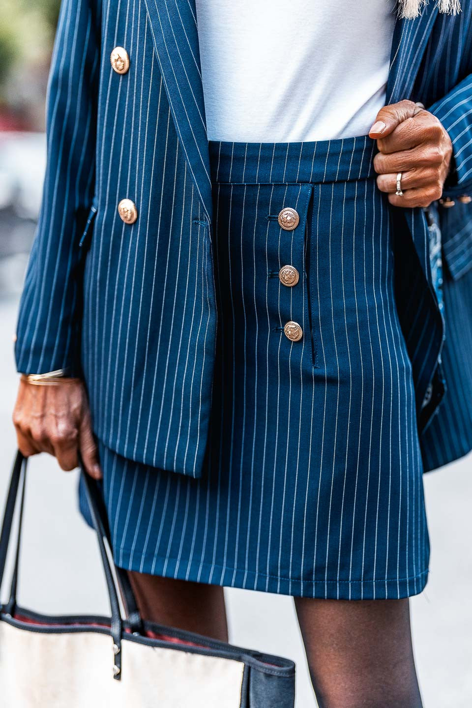 Jupe Grungemama Kristy rayures tennis