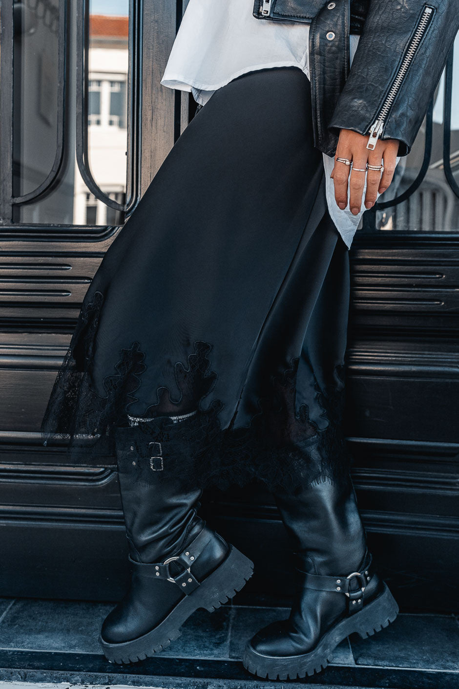 Jupe longue Grungemama Moore noir