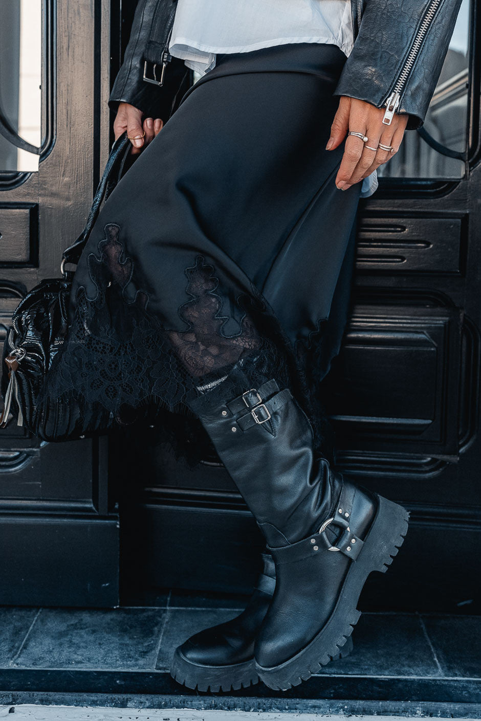 Jupe longue Grungemama Moore noir